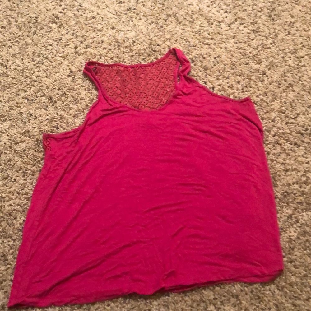 Old Navy Crocheted back Tank top! Size XL